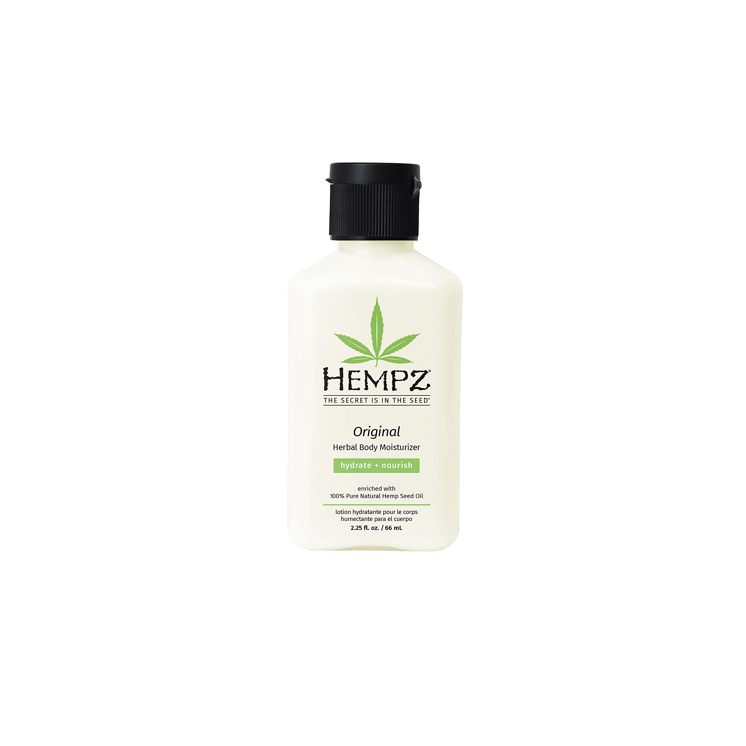 HEMPZ Body Lotion - Floral & Banana Daily Moisturizing Cream Shea Butter Hand and Body Moisturizer - Hemp Lotion - Skin Care Products Hemp Seed Oil - Mini 2.25 oz.