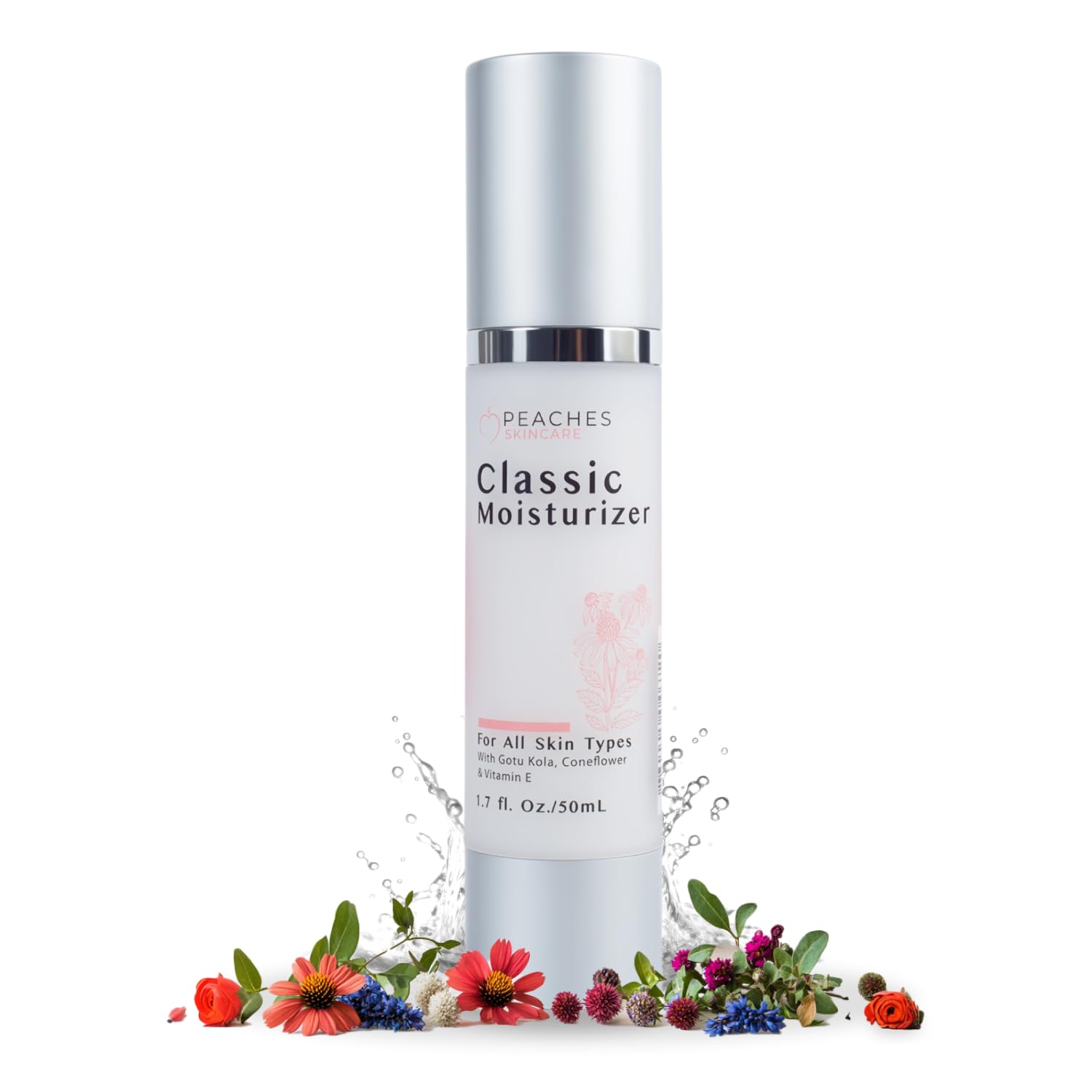 Classic Face Cream Moisturizer (1.7 oz) - Age-defying Hydrating Face Care with Vitamin E Gotu Kola Pineapple - Vegan Skin Care Products for All Skin Types - Classic Moisturizer