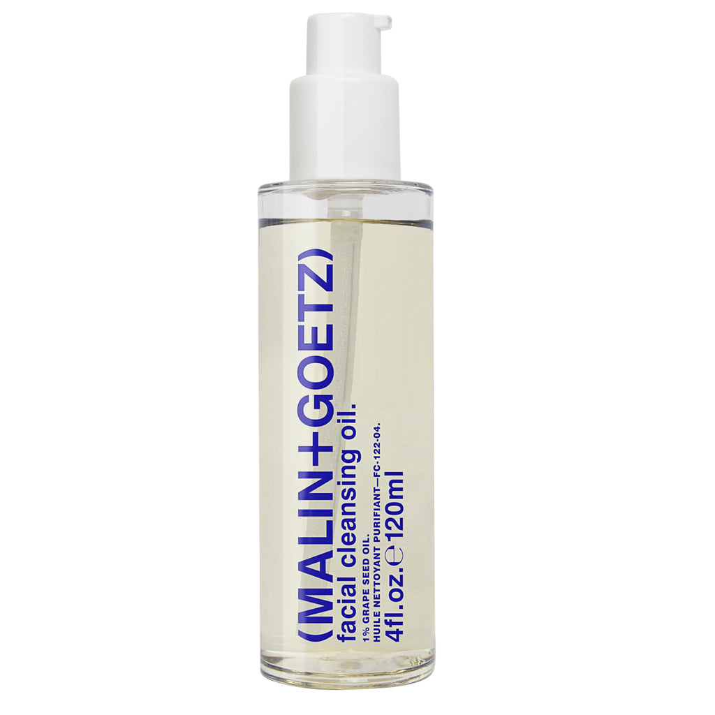 Malin + Goetz Facial Cleansing Oil 4 Fl. Oz. - 2-in-1 Makeup Remover & Face Cleanser Facial Skin Care Products All Skin Types Vegan & Cruelty-Free