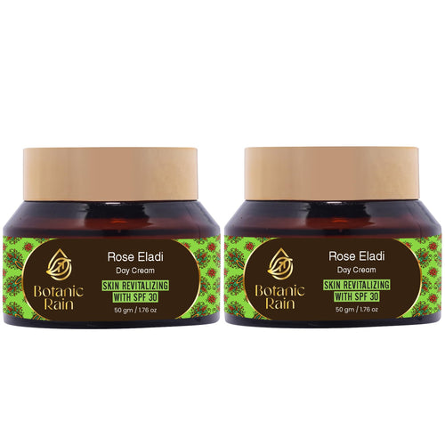Botanic Rain Natural Face Moisturizer With SPF 30 With Rose And Eladi Organic Sunscreen For Face Ayurveda Products For Every Skin Type - Vegan Cruelty Free (2)