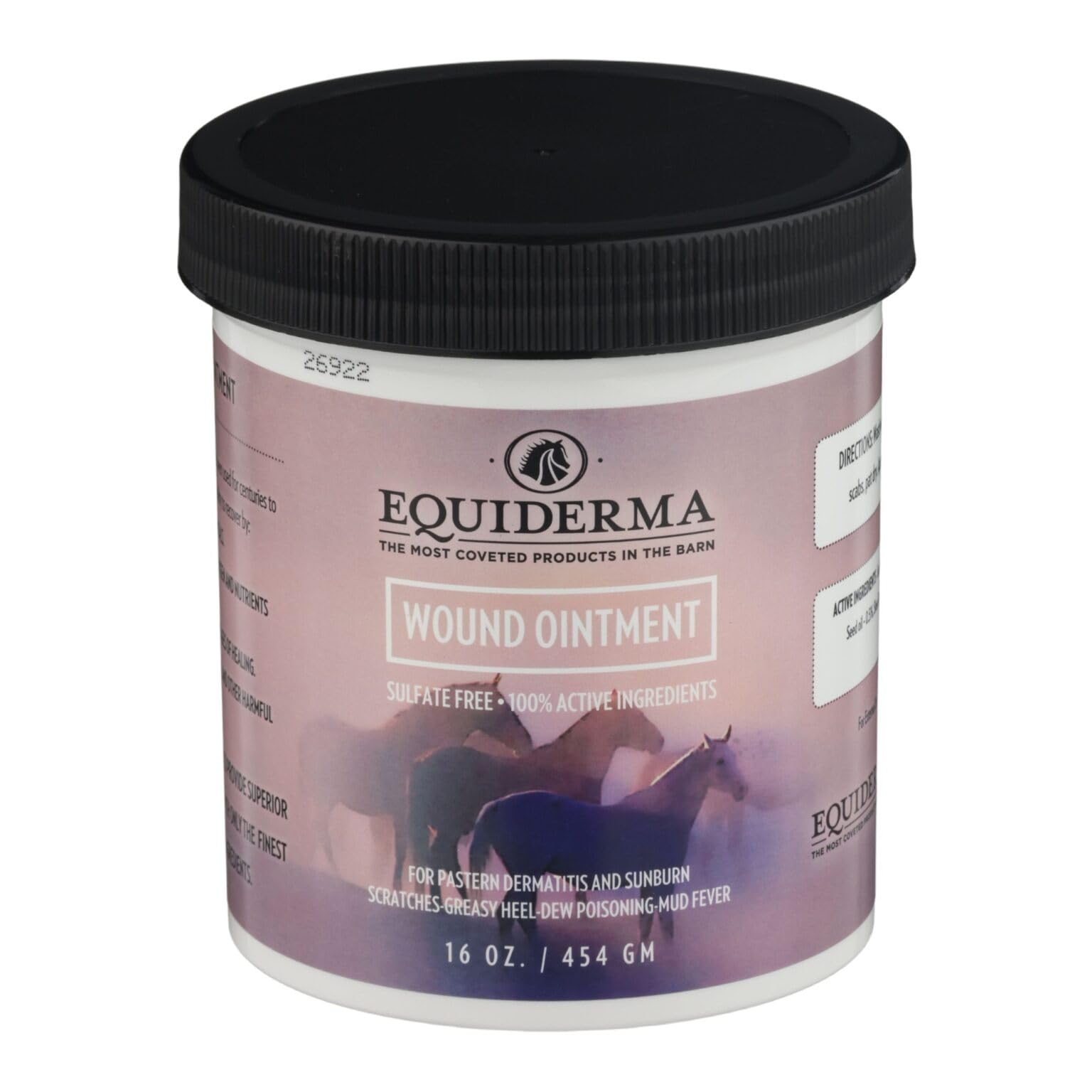 Tack Shack of Ocala Equiderma Products- Equiderma Skin Lotion Equiderma Dry Shampoo Equiderma Outdoor Spray- Coat Care Products for Horses (Wound Ointment)
