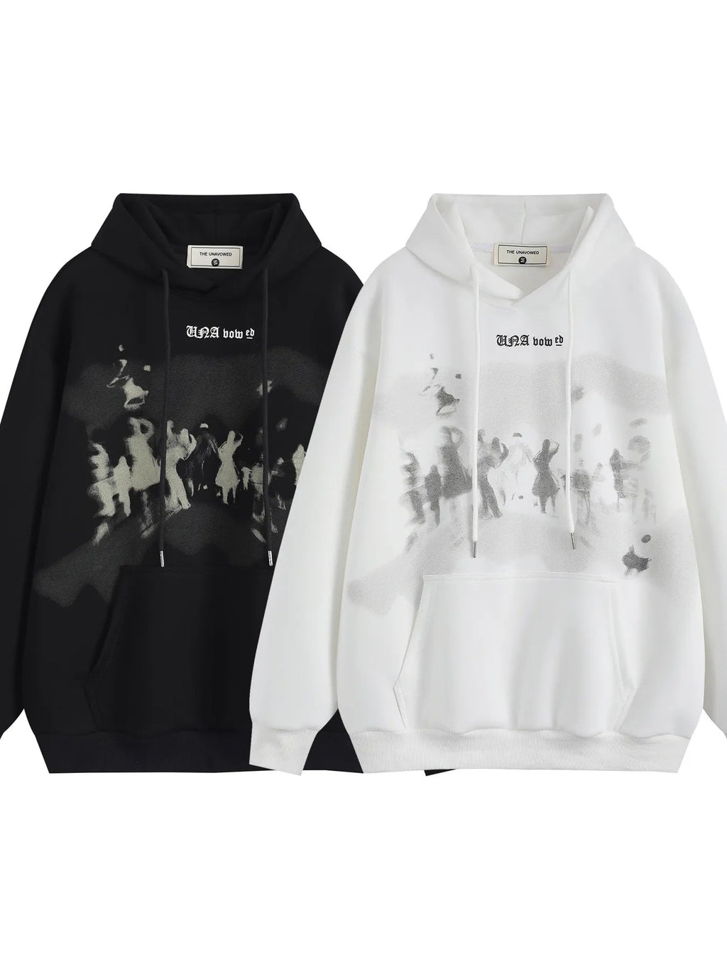 Men's Graphic Long Sleeve Drawstring Hoodie