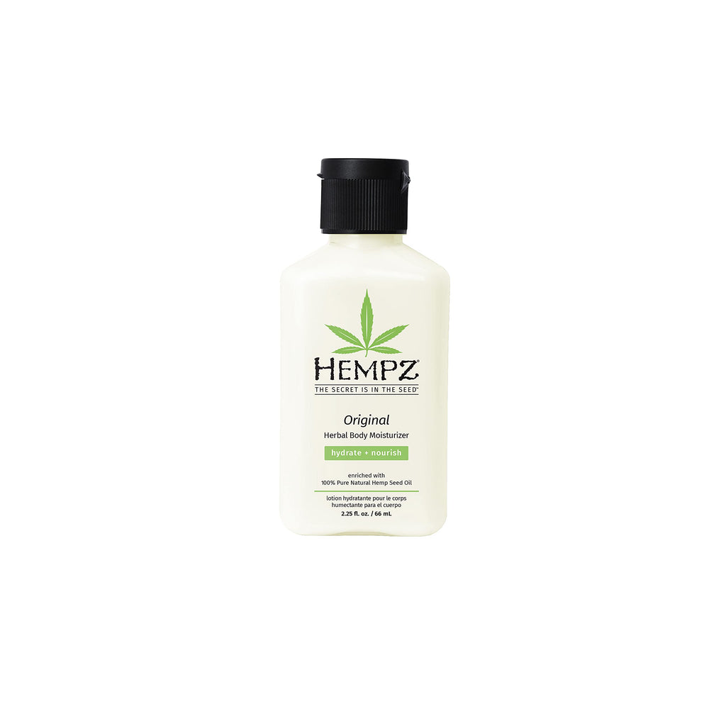 HEMPZ Body Lotion - Floral & Banana Daily Moisturizing Cream Shea Butter Hand and Body Moisturizer - Hemp Lotion - Skin Care Products Hemp Seed Oil - Mini 2.25 oz.