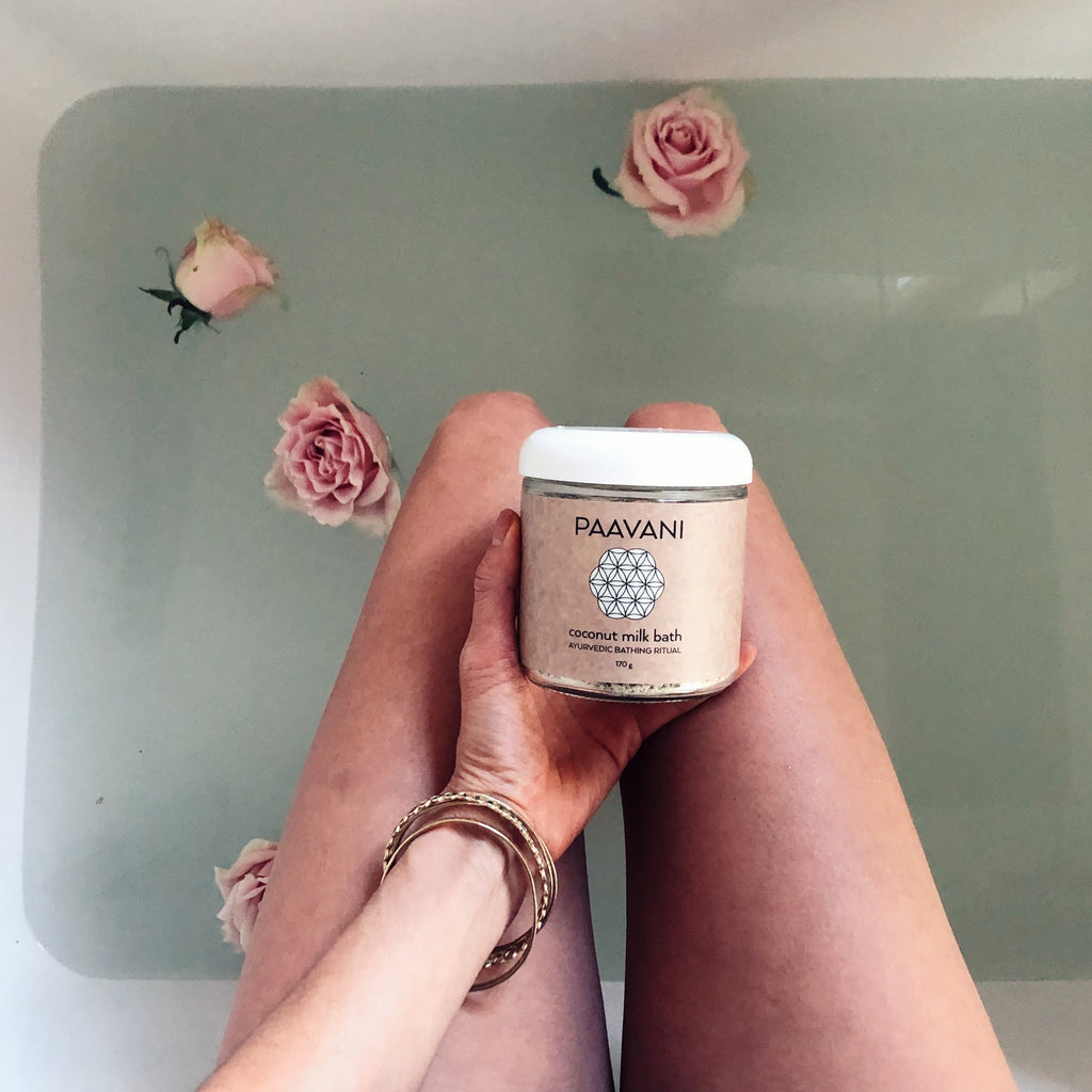 Coconut Milk Bath | Ayurvedic Herbal Soaking Ritual for Skin & Spirit