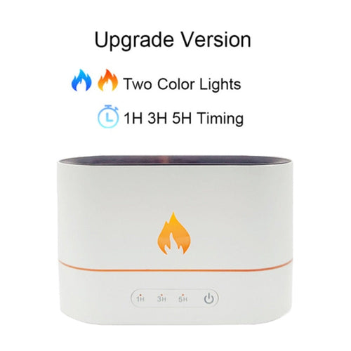 Essential Oil Diffuser With Flaming Effect And Timer