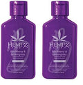 Hempz Body Lotion - Blackberry & Lemongrass Daily Moisturizing Cream Shea Butter Hand and Body Moisturizer - Hemp Lotion - Skin Care Products Hemp Seed Oil - Mini 2.25 oz. (Pack of 2)