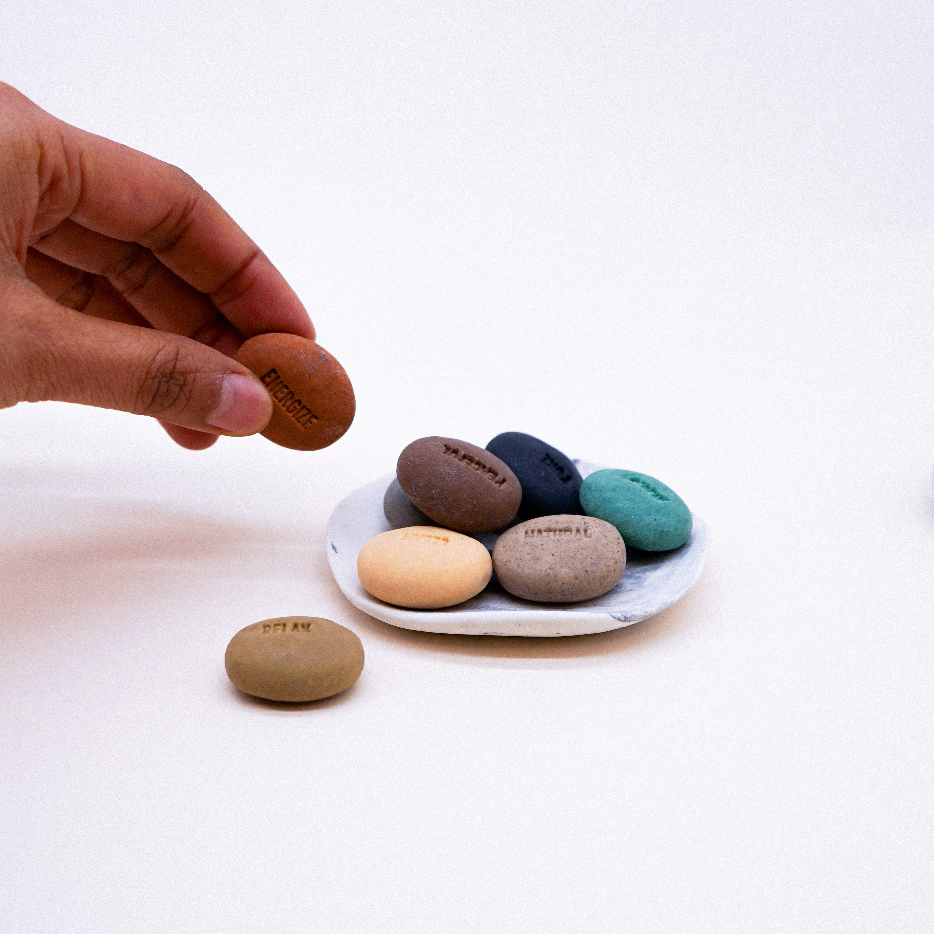 Mood Soaps with Porcelain Dish