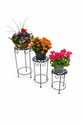 3-Piece Wrought Iron Nesting Plant Stand Set