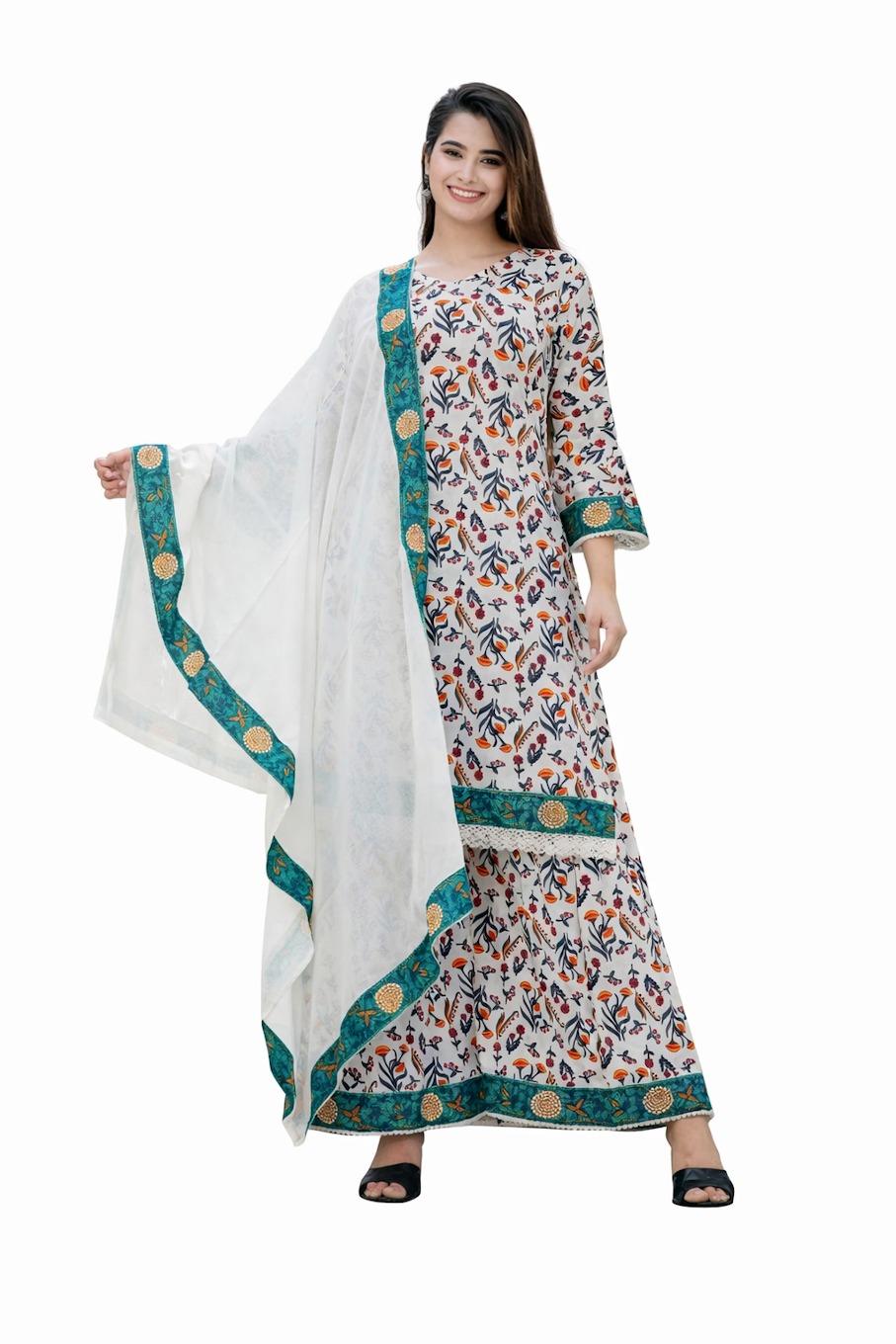 Elegant Kurta Trouser Set